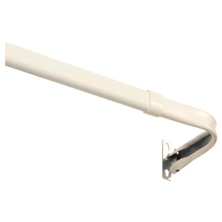 Perfectpillows KN527 48-86 White Heavy Duty Single Rod PE3243167